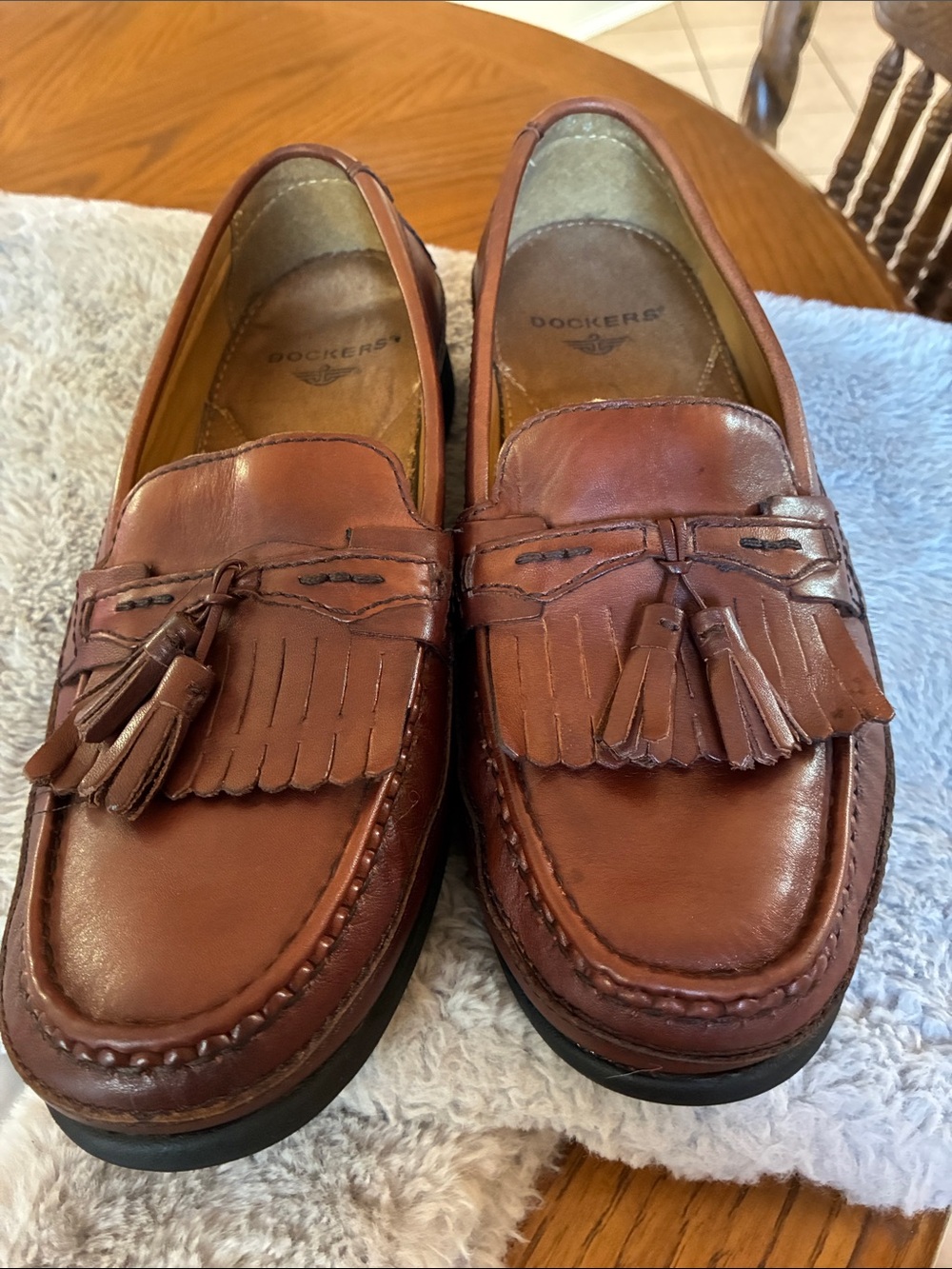 Dockers Men’s Chestnut Brown Tassel Kiltie Loafers